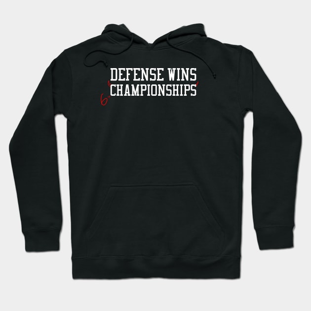 Defense Wins Championships (Chicago Bulls) Hoodie by 90s Bulls Shirts